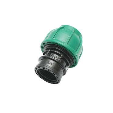 Compression fitting with inner thread D25mmx3/4 inch, PN10 Bar for irrigation systems