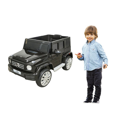Electric car with 6V/7Ah battery and remote control for kids Mercedes G500 JJ2077 black
