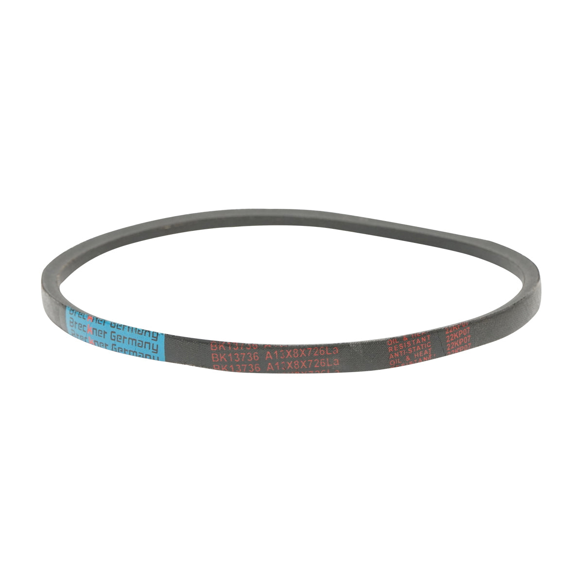 Trapezoidal transmission belt A 13x8x726 LA Breckner Germany