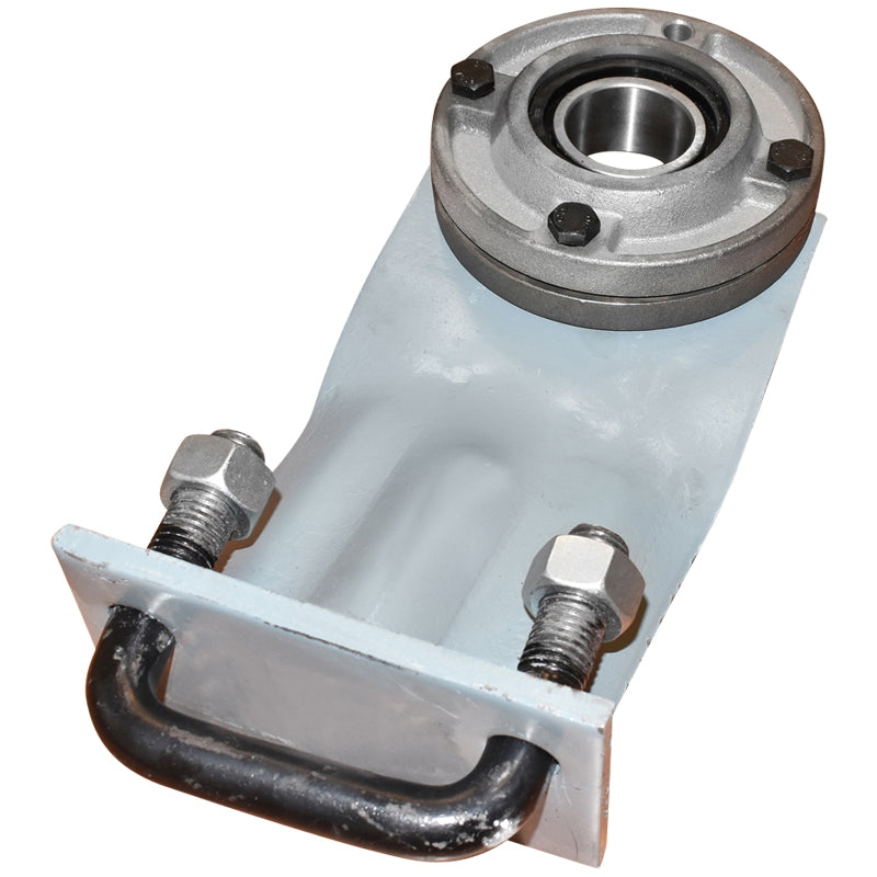 Complete M24 GDU support with bracket, cast iron covers and UC511 bearing.