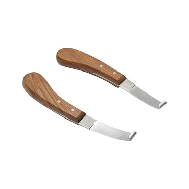 Set of 2 left/right rakes for cleaning hooves, 210mm Breckner Germany