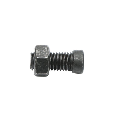 Cone head bolt M14x27mm with nut for furrow