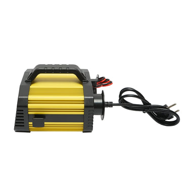Smart digital charger for 12V-25A/24V-15A battery, fully automatic 4-200 Ah, multiple protections, intelligent repair function