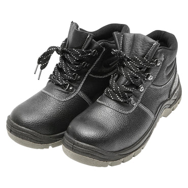 Size 40 safety boots with toe cap and steel sole insert 5003