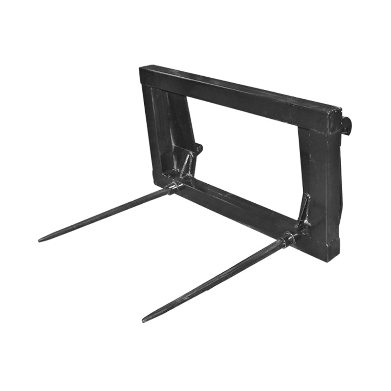 Fork for loading bales with 80cm spikes, distance between spikes 75 cm