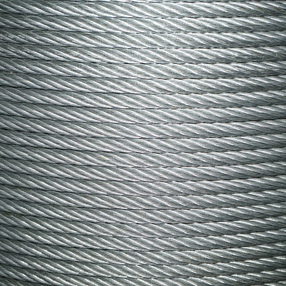 Steel winch cable 6x37 diameter 16mm with textile core, 1000m/roll