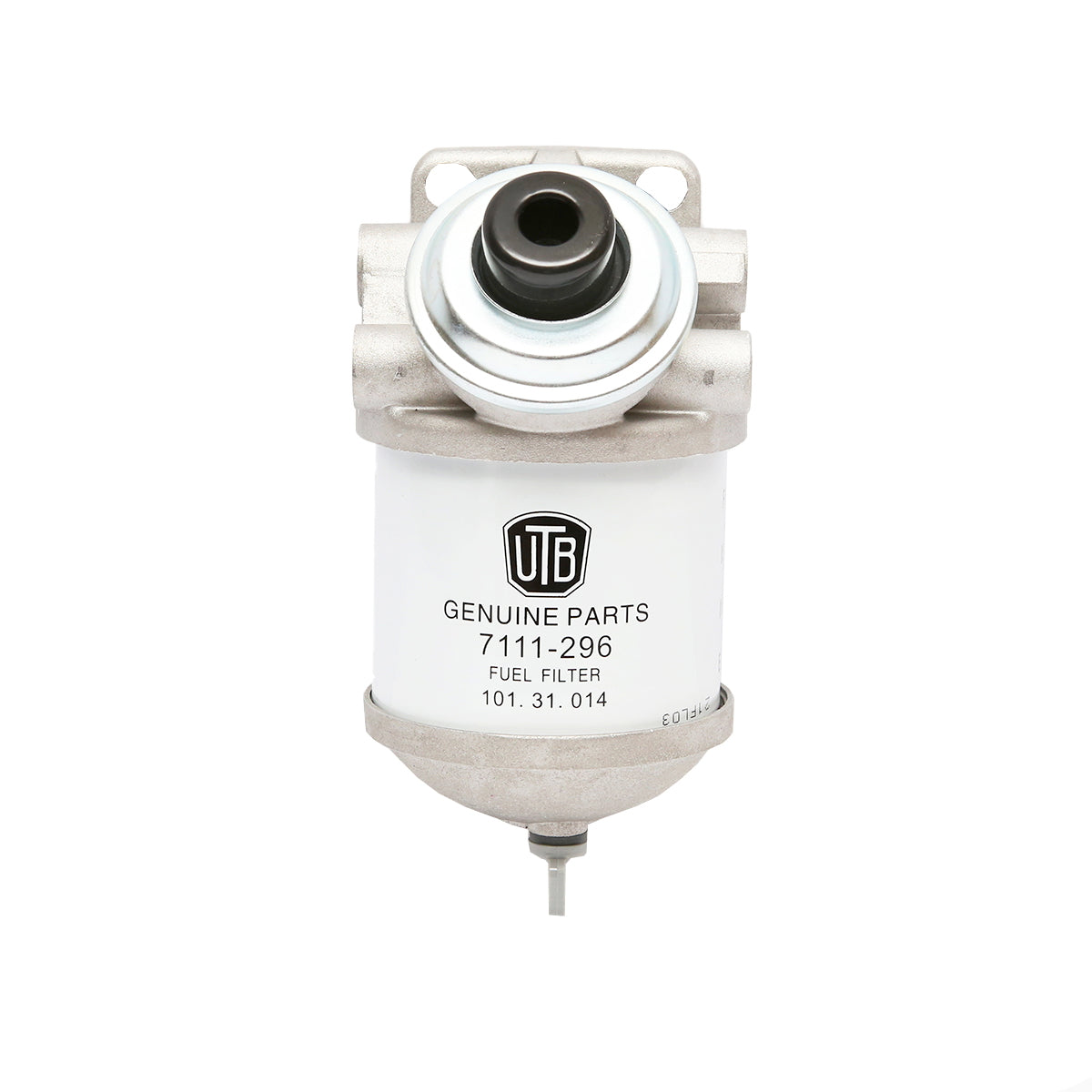 Diesel filter battery with a priming pump at 90 degrees with CAV filter