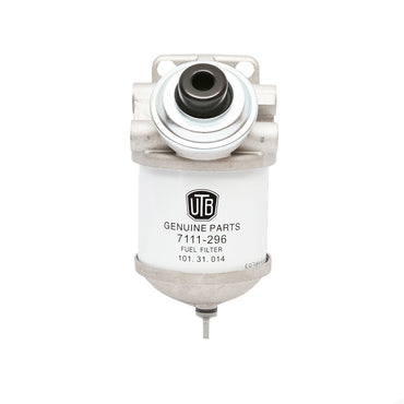 Diesel filter battery with a priming pump at 90 degrees with CAV filter