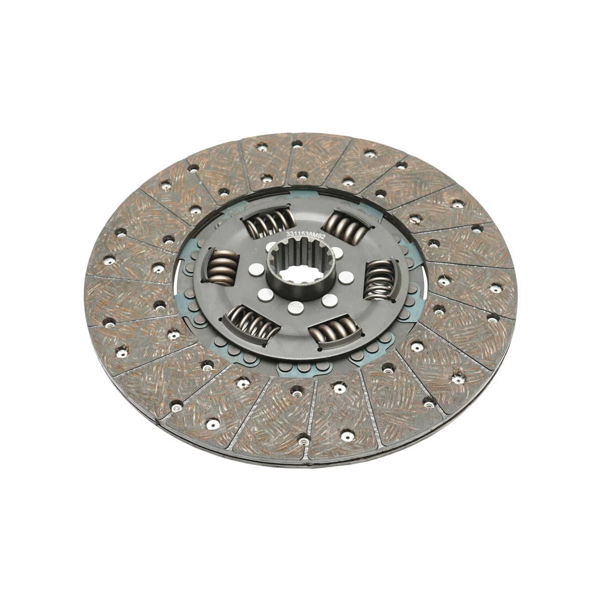 Clutch disc with an outer diameter of 280mm, inner diameter 1-35mm, inner diameter 2-40mm, 14 grooves for Massey Ferguson, Landini, McCormick OEM 1424123M92