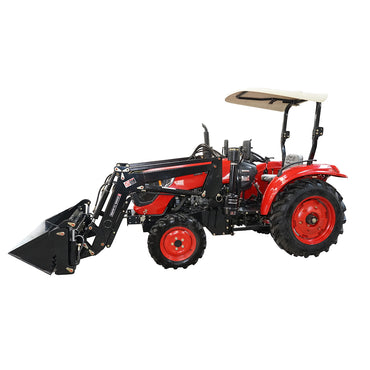 Tractor 35HP 4x4, semi-cabin with KONIG TRAKTOREN 354 front loader