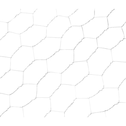 Fence mesh L20m, H120cm, woven, galvanized with 40mm holes, for fencing.