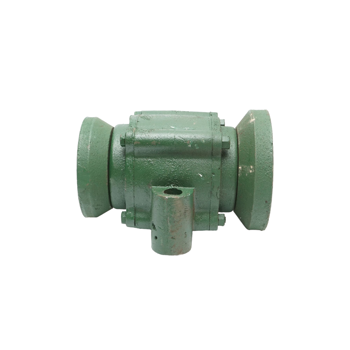 Disc lagar assembled with bearings 32015 and half-shells - 40mm square - hole distance 155mm