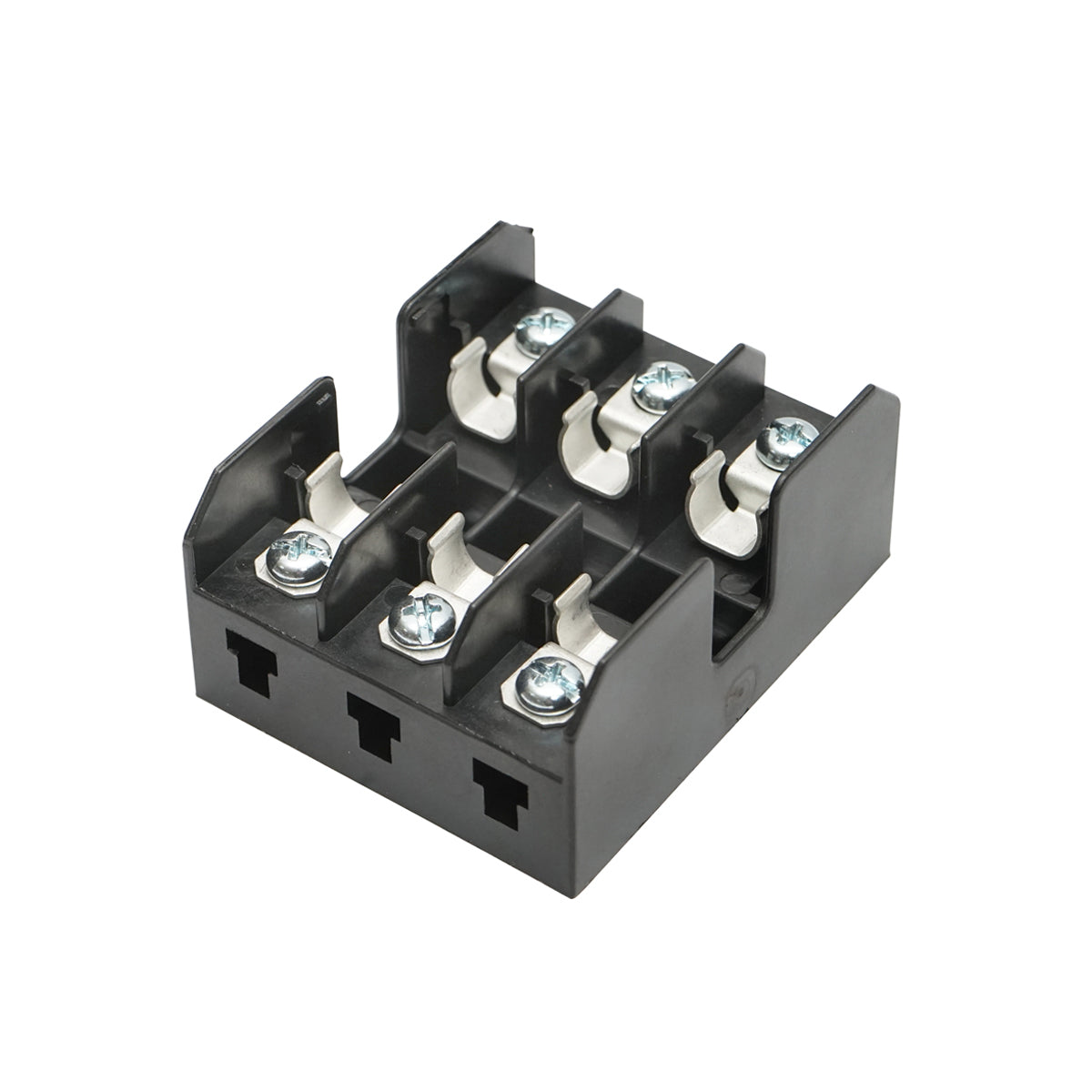 Base for 3 cylindrical fuse holders Breckner Germany