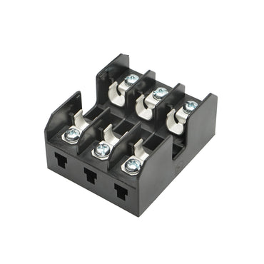 Base for 3 cylindrical fuse holders Breckner Germany