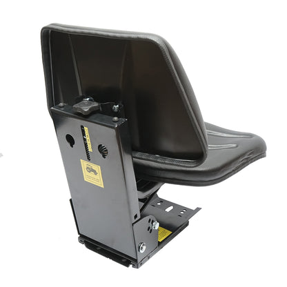 Universal black seat for tractor