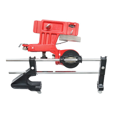 Device for sharpening chainsaw chains