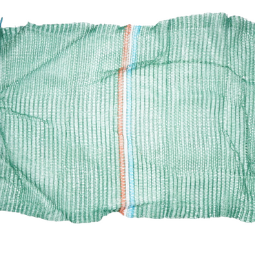 Mesh bag 500x800mm Raschel type for vegetables 40Kg light green