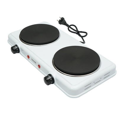 Electric stove 220V, with 2 burners 2000W, 470x250x70mm