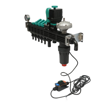 Herbicide distributor with 5 horsepower, filter, electric valve, and glycerin manometer 25 bar