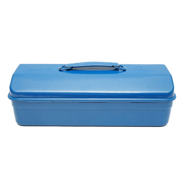 Blue metal tool box 360x160x110mm Breckner Germany