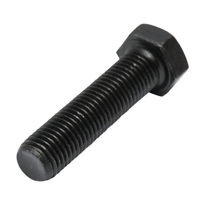 Black screw with hexagonal head DIN 933 M20x80 G10.9 25 pcs/bag
