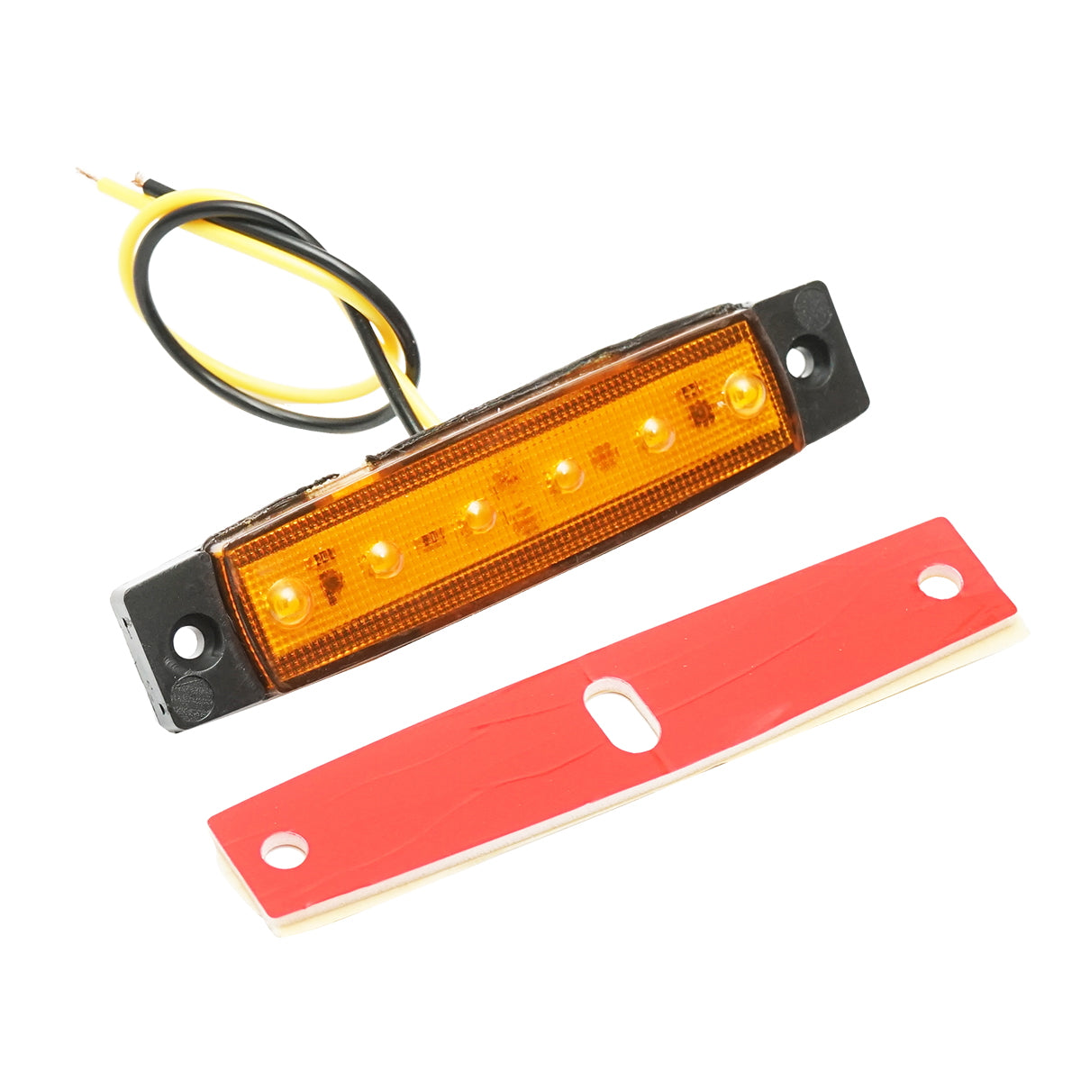 Yellow side lamp with LED 12V/24V Breckner Germany