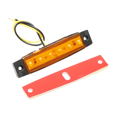 Yellow side lamp with LED 12V/24V Breckner Germany