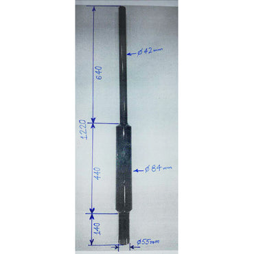 Exhaust muffler for Massey Ferguson 240 O/M