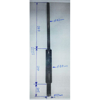 Exhaust muffler for Massey Ferguson 240 O/M