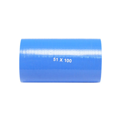 Cooling hose straight 51x100mm silicone with textile insert Breckner Germany