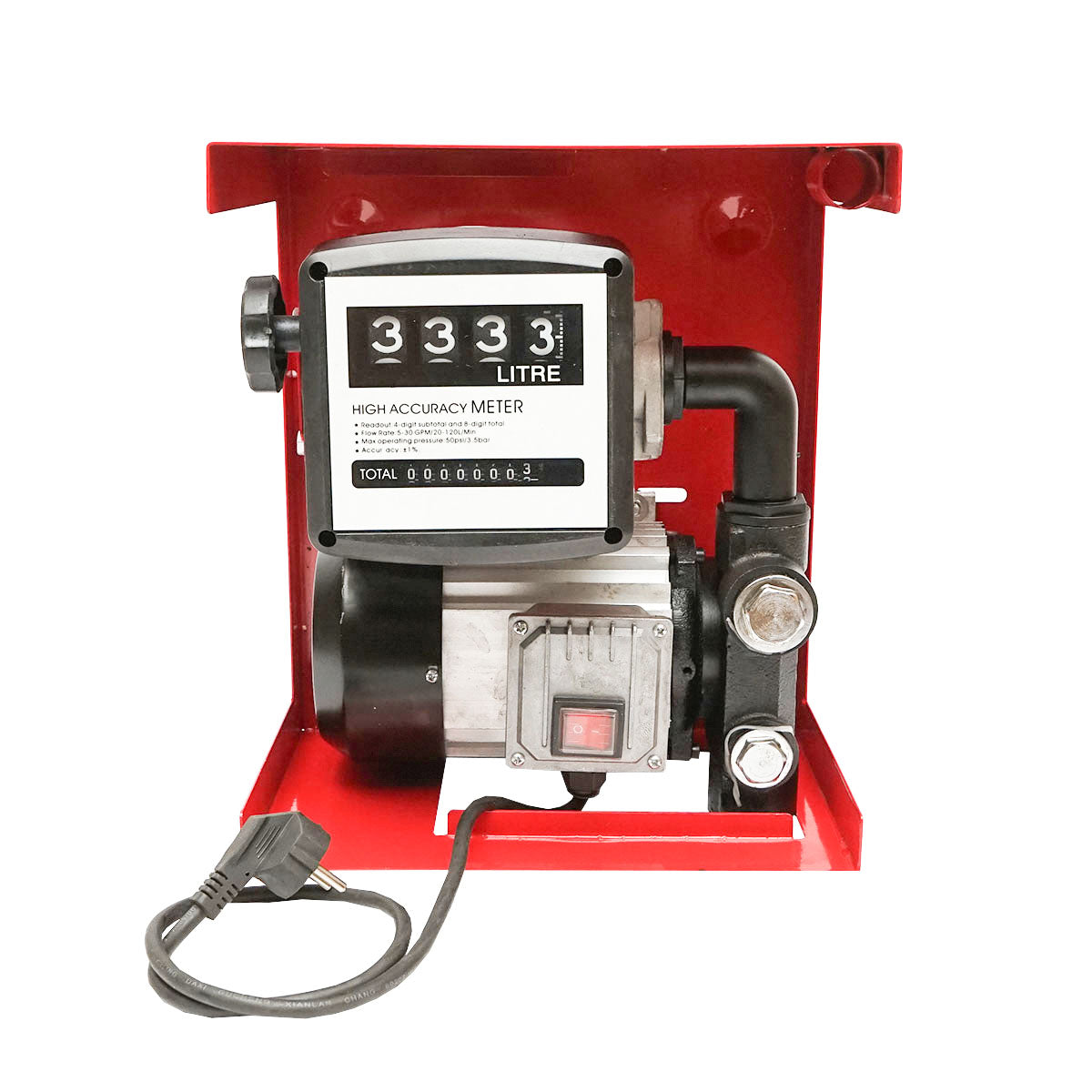 Diesel transfer pump 220V 550W Breckner Flow rate 60L/min. (Kit with meter, 1.5M suction hose, 4M transfer hose, Gun)