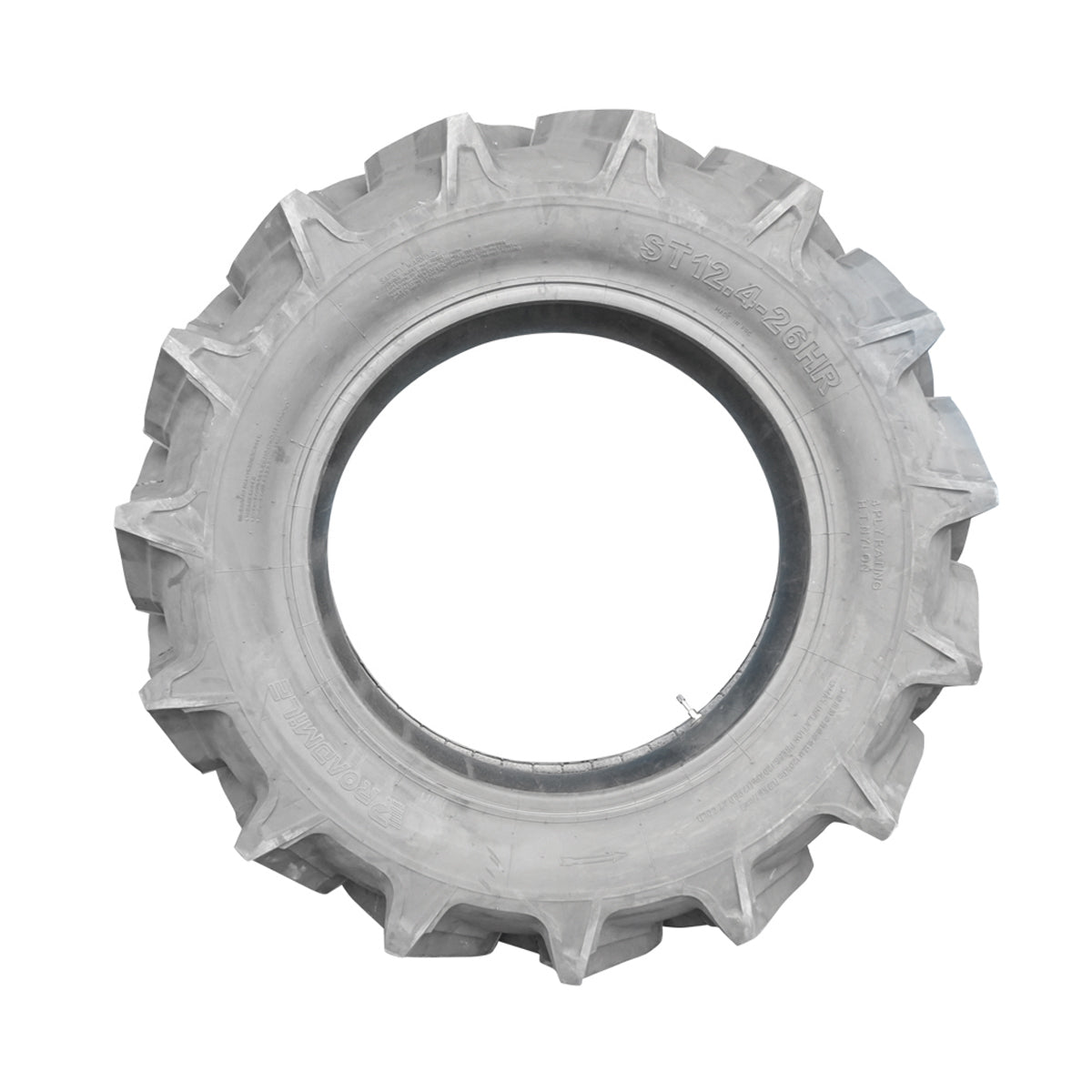 agricultural tire 12.4/26 high tread 4PR R-1 tube included