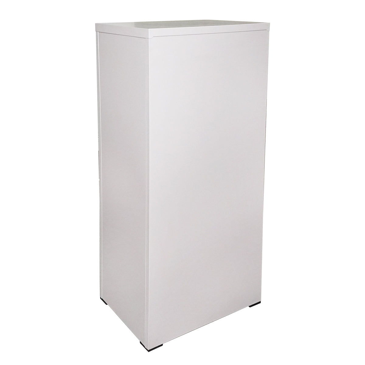 Metal locker cabinet 1340x460x620mm with 4 secured drawers, gray Breckner Germany
