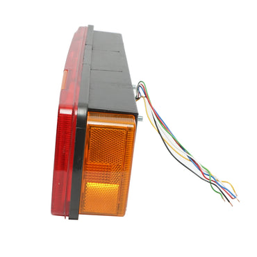 Right rear stop lamp Scania series 4, Volvo FH, FL, FM with 7 functions 500x130x80mm OEM code 1387878