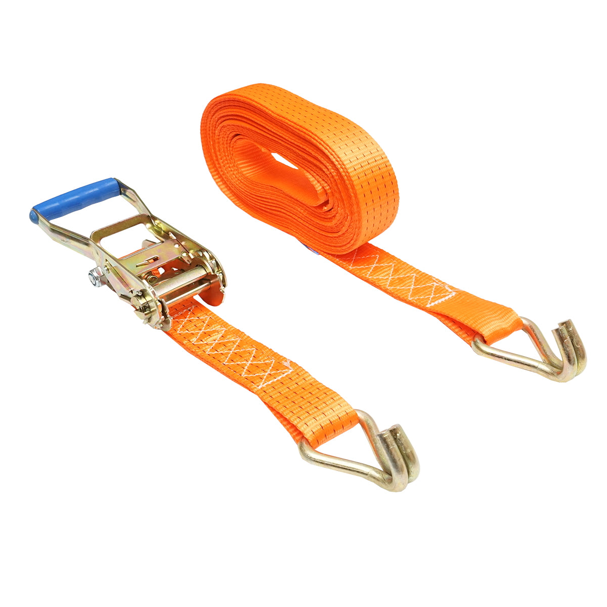 12m x 50mm cargo anchor strap 5T (simple ratchet)
