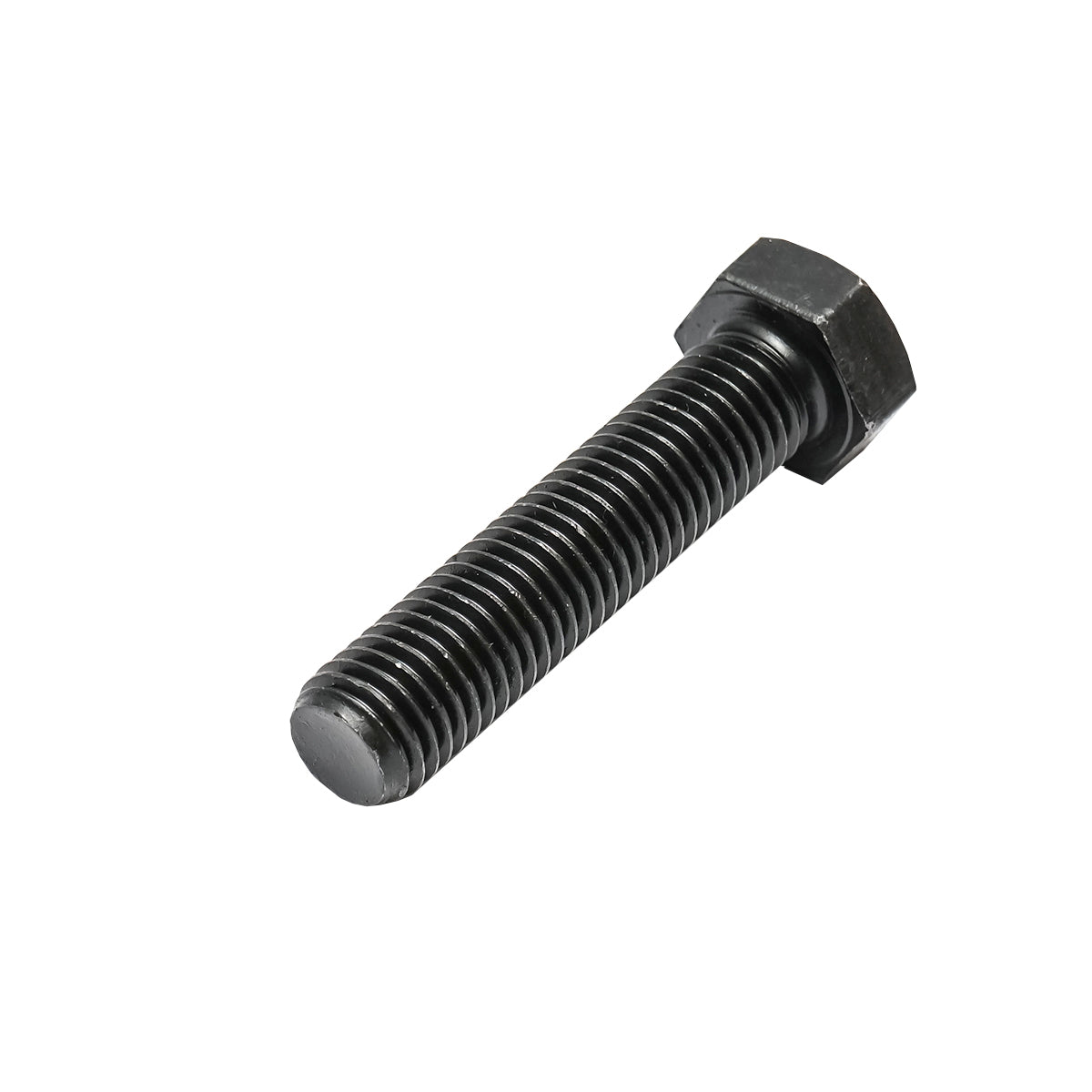 Black screw with hexagonal head DIN 933 M18x80 G10.9 25 pcs/bag