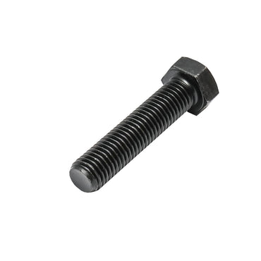 Black screw with hexagonal head DIN 933 M18x80 G10.9 25 pcs/bag