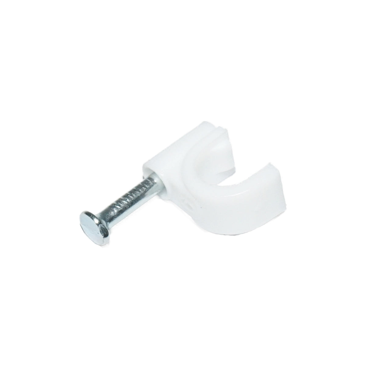 6mm plastic cable clip for fixing cables, 100 pcs