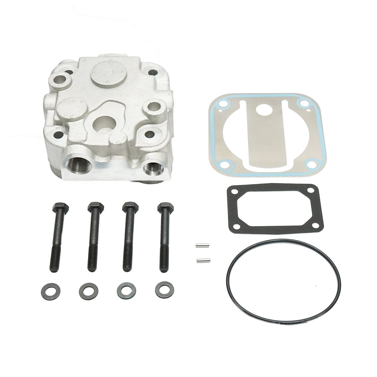 Complete cylinder head for air compressor Forest Tractor with Perkins engine