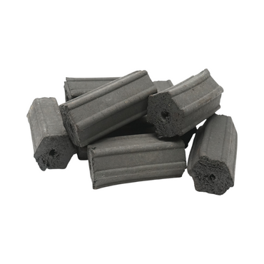 Hexagonal briquette charcoal made from hardwood, burns for 5 hours, 10Kg THOR