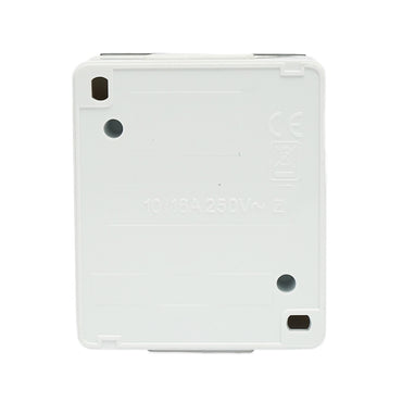 Simple socket applied for 16A, 250V with protective contact and transparent cover IP44 Breckner Germany