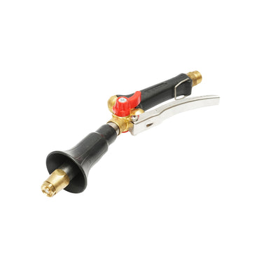 Inclined spraying pistol for herbicide lance with adjustable jet, for trees and vineyards