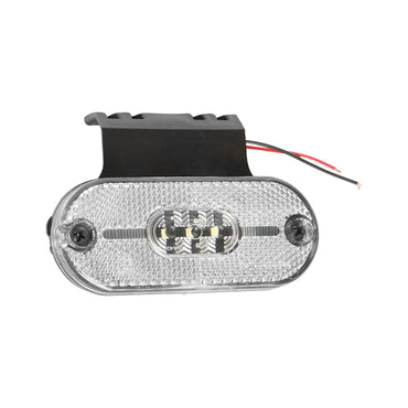Side marker lamp with LED 12/24V, white Breckner Germany