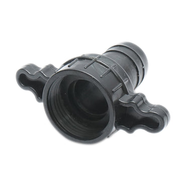 Coupling connector 1 inch with nut and PVC gasket for irrigation water hose with internal thread