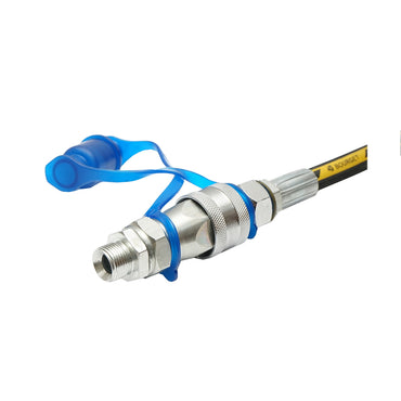 Certified pressure hose for hydraulic tensioner 770mm 1/2 NPT-5/8-18 UNF