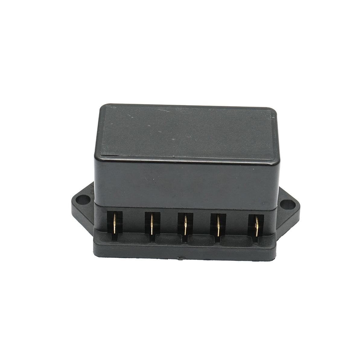 Flat fuse box with 5 terminals