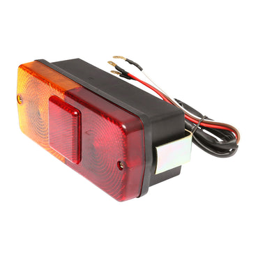 Rear stop lamp with red-yellow reflector 12 V