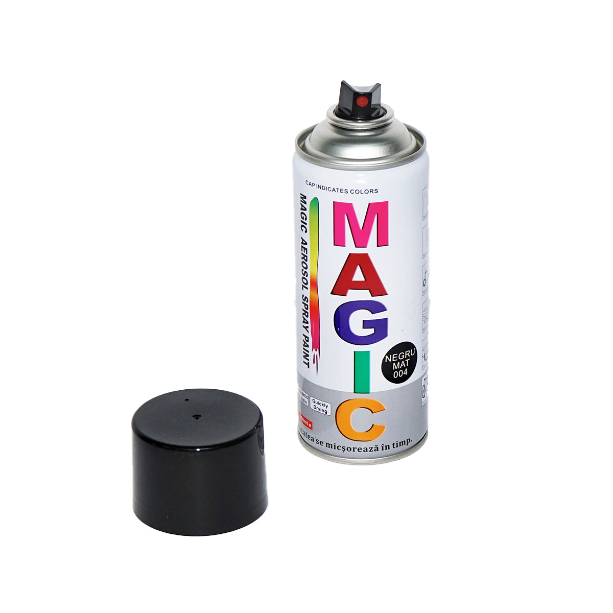 Magic black matte spray paint 004 450 ml