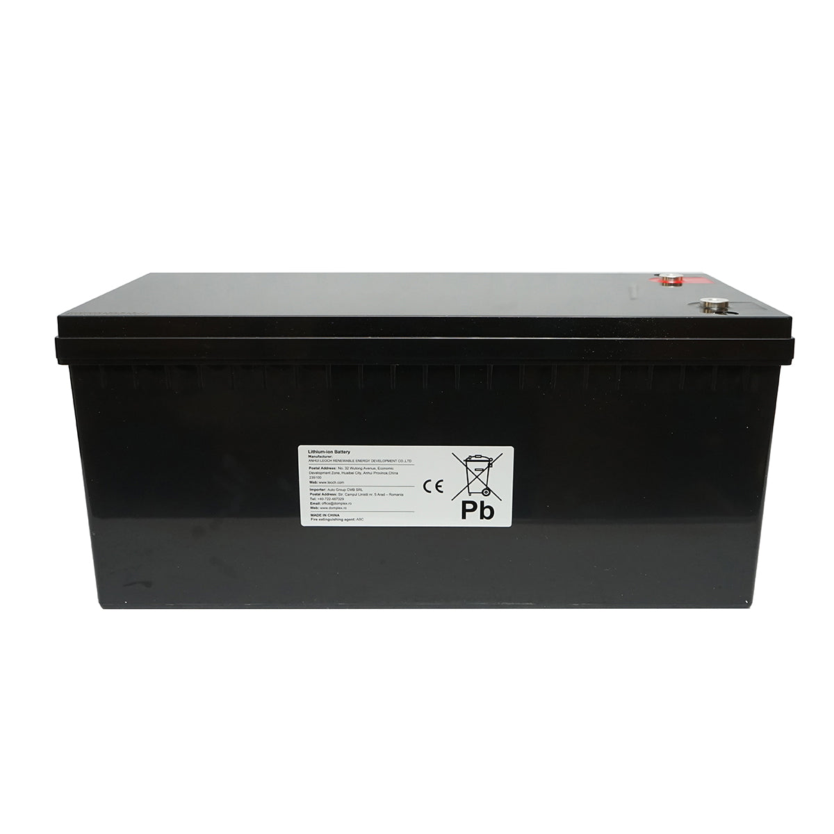 Li-ion Battery LifePo4 25.6V 100Ah (2560Wh) LFP24100 for solar systems 522x240x218mm IP65 Leoch Battery