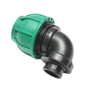 Compression fitting with internal thread D32mmx1/2 inch, PN10 Bar for irrigation systems